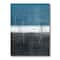Designart - Teal Meets Grey Abstract Art - Modern Canvas Wall Art Print